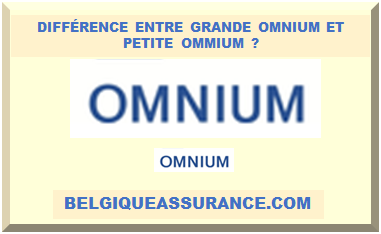 DIFFÉRENCE ENTRE GRANDE OMNIUM ET PETITE OMMIUM